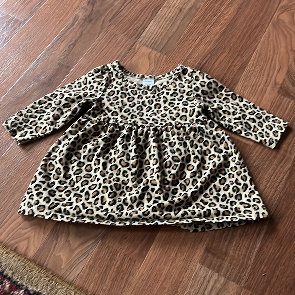 Leopard baby dress